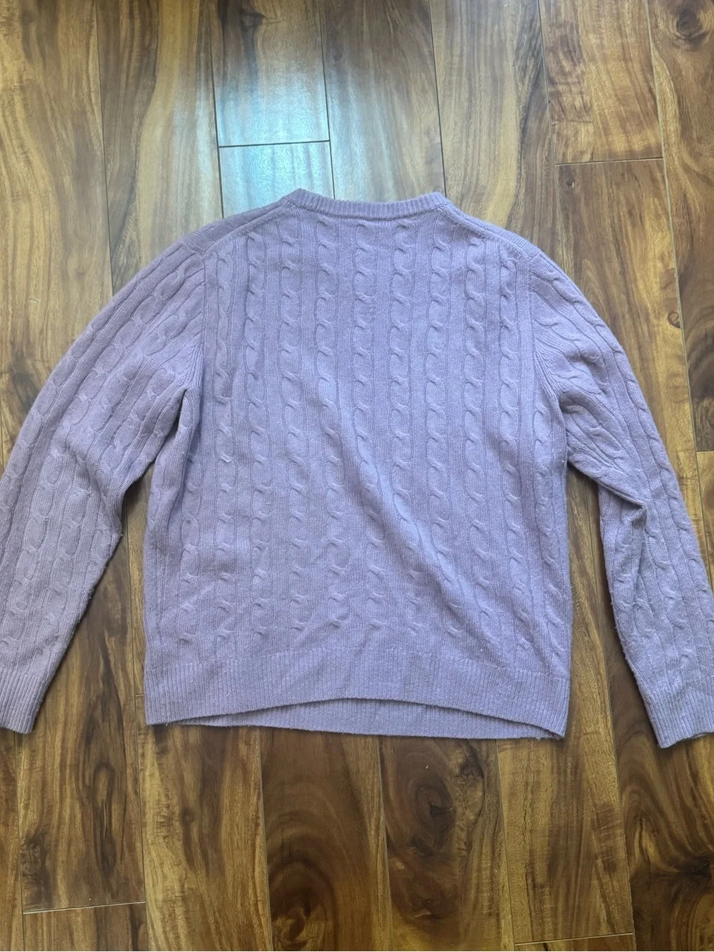 J. Crew Men’s Lavender 100% Cashmere Sweater
